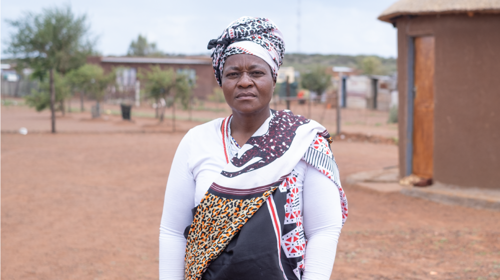 Στη φωτογραφία η Monica Ncgobo, Νοτιοαφρικανή ακτιβίστρια για τα δικαιώματα των γυναικών . Copyright: Lihlumelo Toyana / ActionAid
